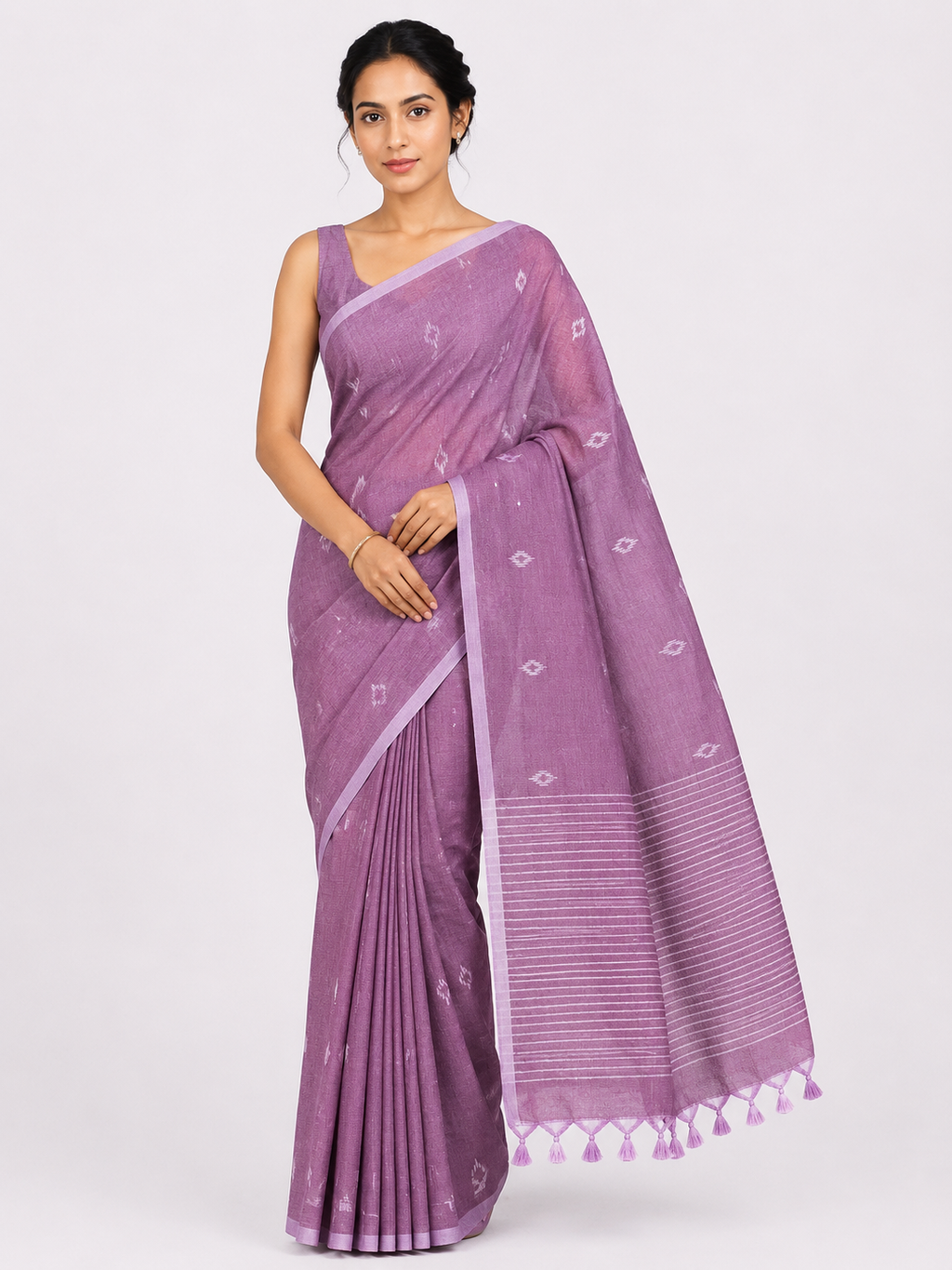Gulabi Shaam Mul Cotton Saree