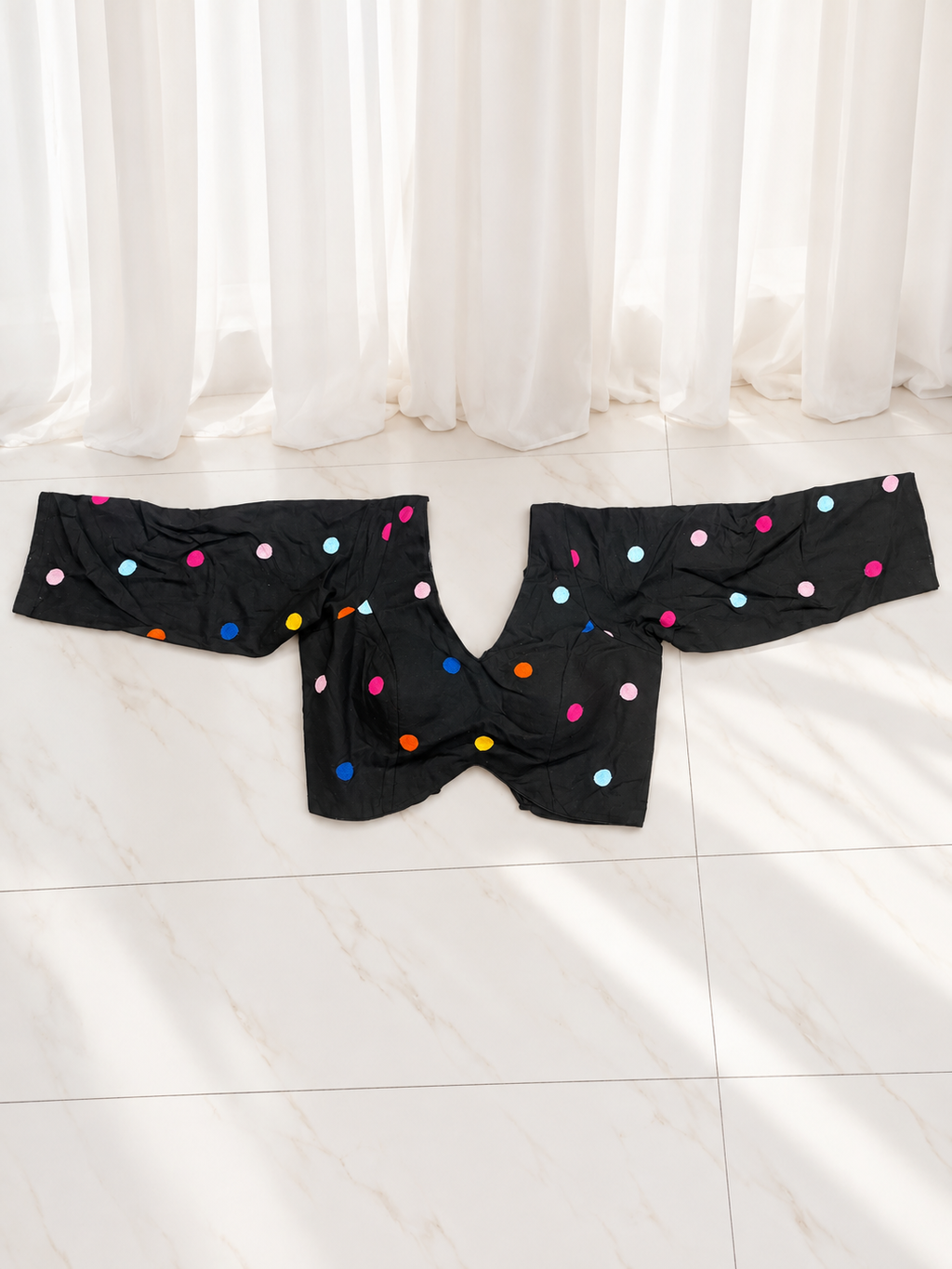 Polka Dots black blouse