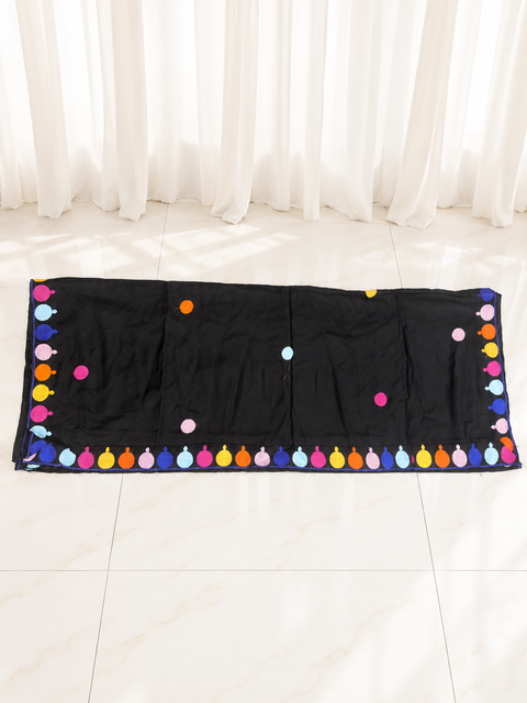 Polka Dots black dupatta
