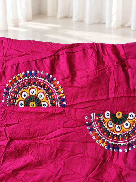 Rani Raas embroidered motif detail