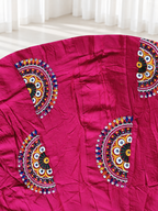 Rani Raas lehenga fabric detail