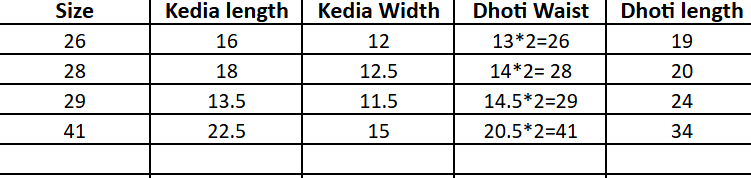 Boys Red Kedia