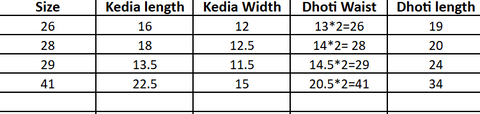Boys Red Kedia