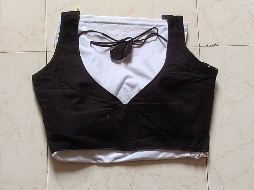 Sheesh Raas Applique Cowrie Mirror Ghagara Set Black
