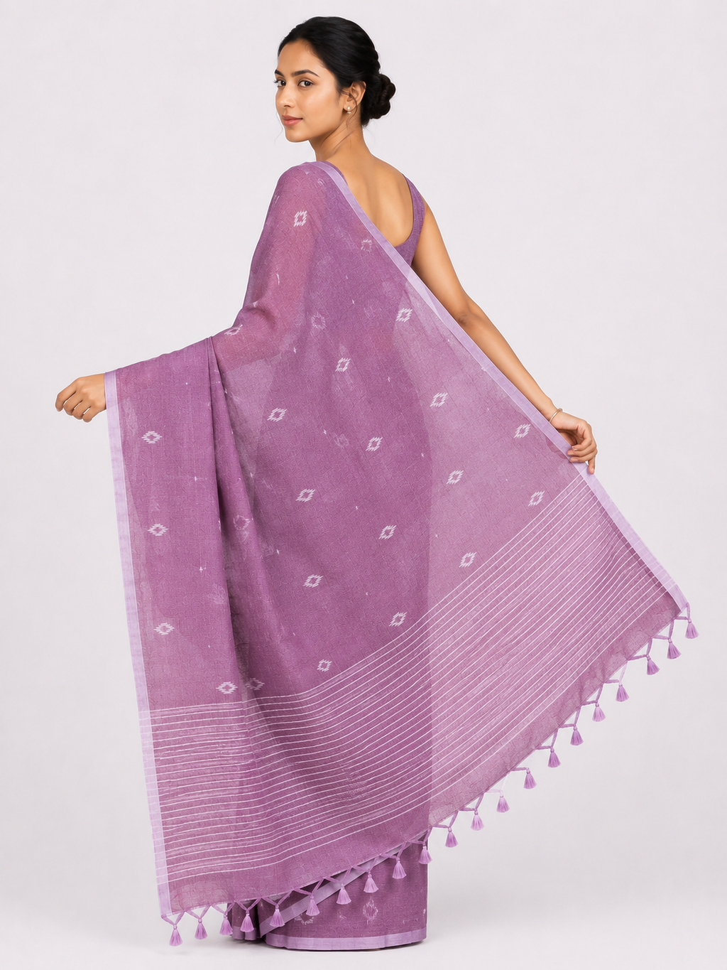 Gulabi Shaam Mul Cotton Saree