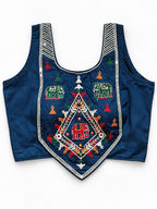 blue triangle elephant corset blouse chania choli product detail