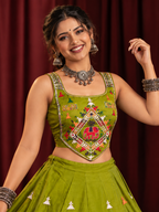 green triangle elephant corset blouse chania choli product detail