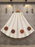 Purple side Ulat Palat reversible skirt product view