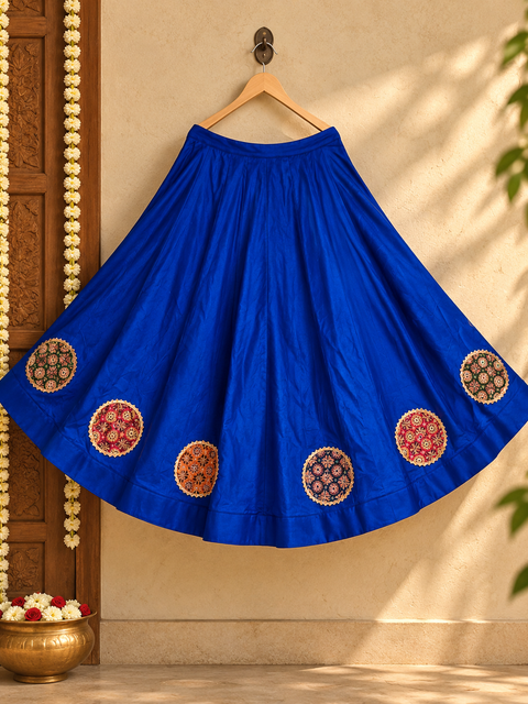 Ulat Palat reversible lehenga skirt product view