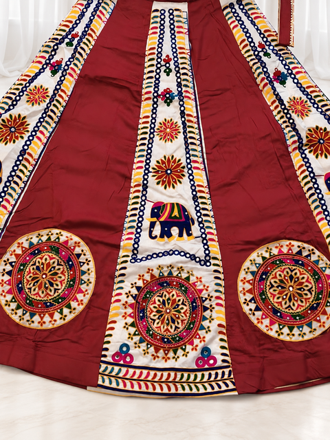 Elephant Motif Navratri Chaniya Choli Set